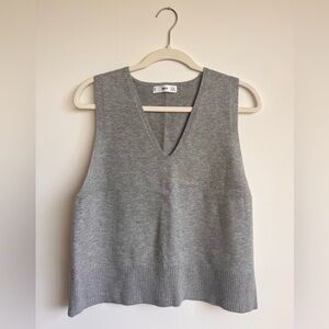 Mango V-Neck Sweater Vest